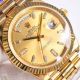 Swissclone Rolex Oyster Perpetual Day-Date II QF V5 2836 Yellow Gold Baguette Watch (4)_th.jpg
